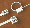 Saddle mounting ties